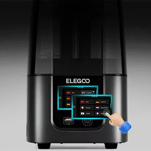 elegoo mars 4 ultra 4 inch hd ips tactile ecran